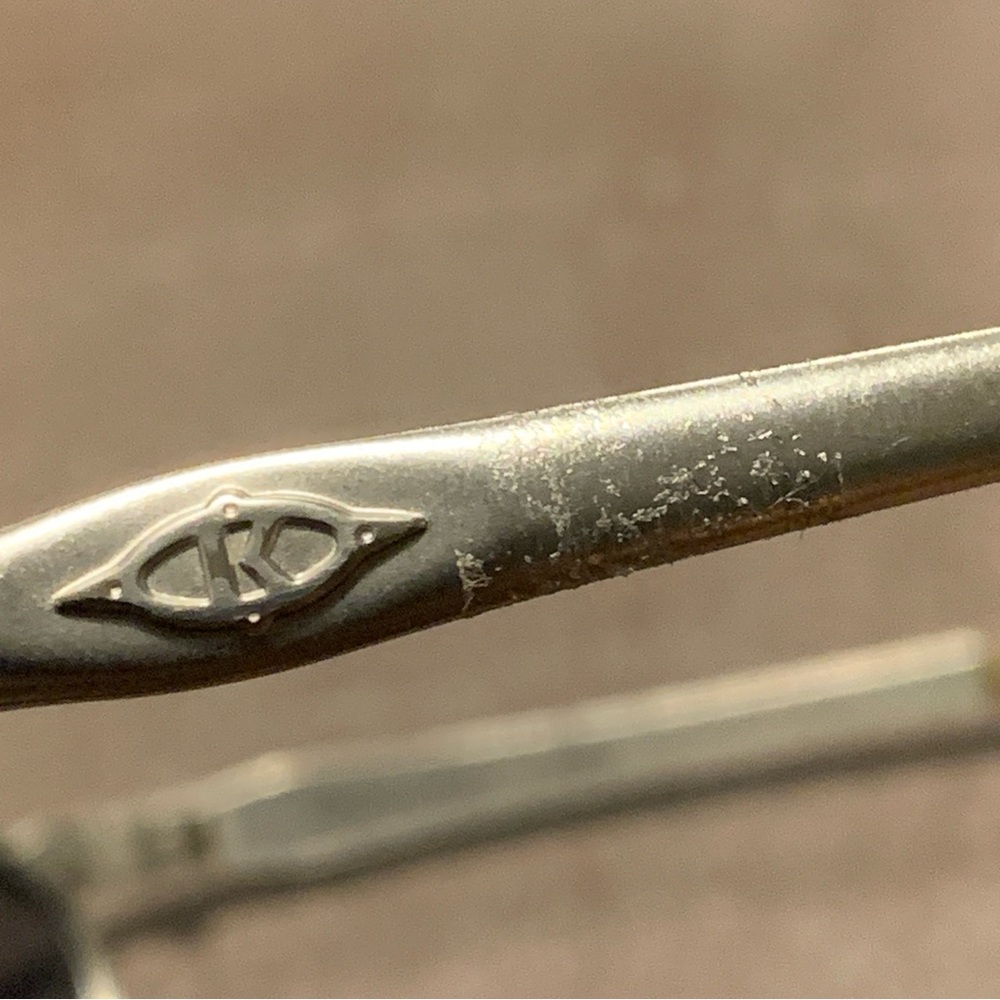 VINTAGE KILLER LOOP Sunglasses PANDEMANIA K0532 Matte Silver Metal Made Italy - Picture 8 of 16